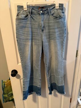 Judy Blue Wide Leg Crop Jeans Women’s Size 14W
